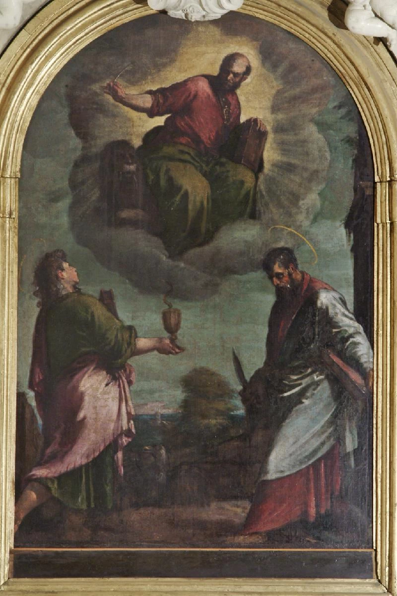 Dal Ponte J. (1573), San Marco in gloria tra S. Giovanni e S. Bartolomeo - beweb, Jacopo da Ponte, detto Bassano